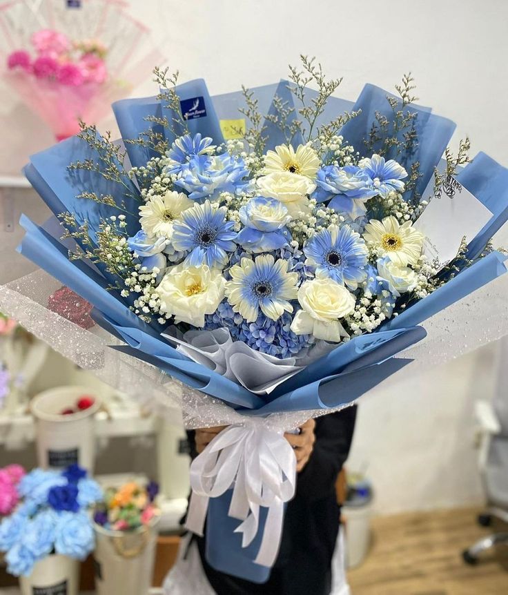 Artificial Flower - Biru